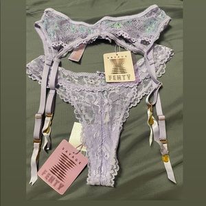 Two piece thong & belt